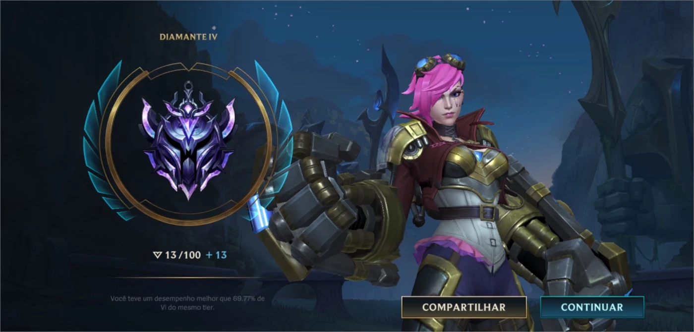 Sev7n on X: criei uma conta nesse jogo chamado de League of legends e  curtindo bastante, acabei de pegar diamante 4, é tipo um modo de ranqueada  deles, conhecem?  / X