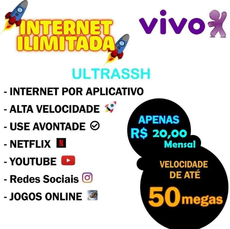 Use Internet a vontade (Ilimitada) 