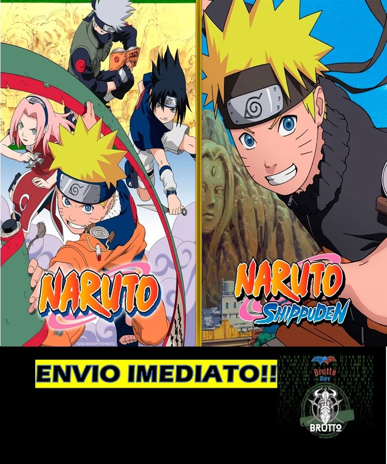 Série Animada Naruto Clássico, Shippuden, Filmes - Naruto Online - DFG