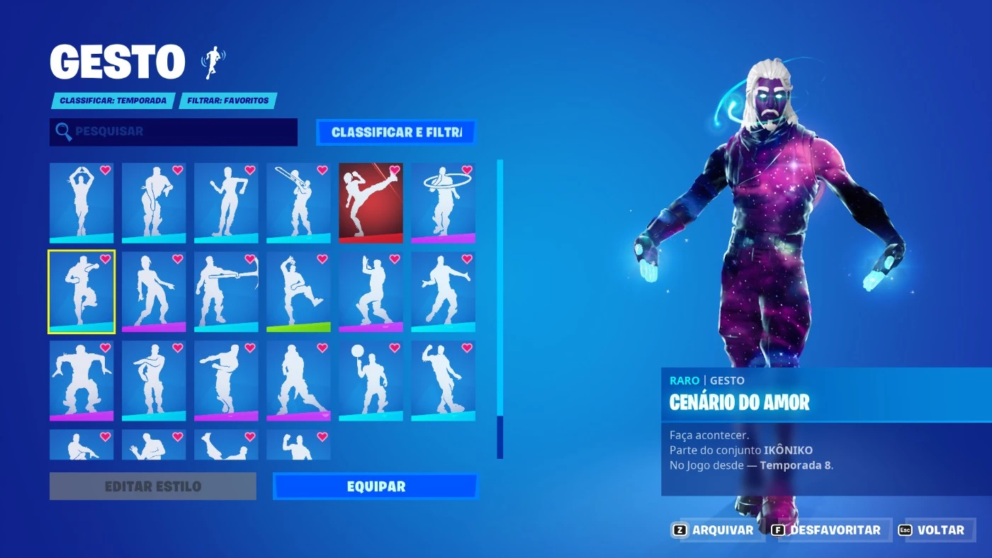 Conta Fortnite Skin Galaxy Rara + Temporada 3 Completa | Jogo de Videogame  Nunca Usado 80667383 | enjoei