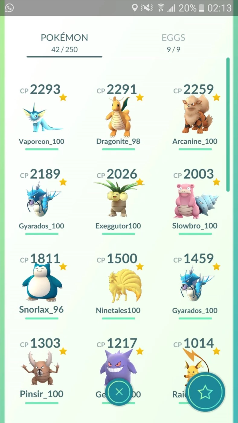 Conta Pokemon Go Lv27 Varios Pokemons Raros Cp 2K+ - DFG