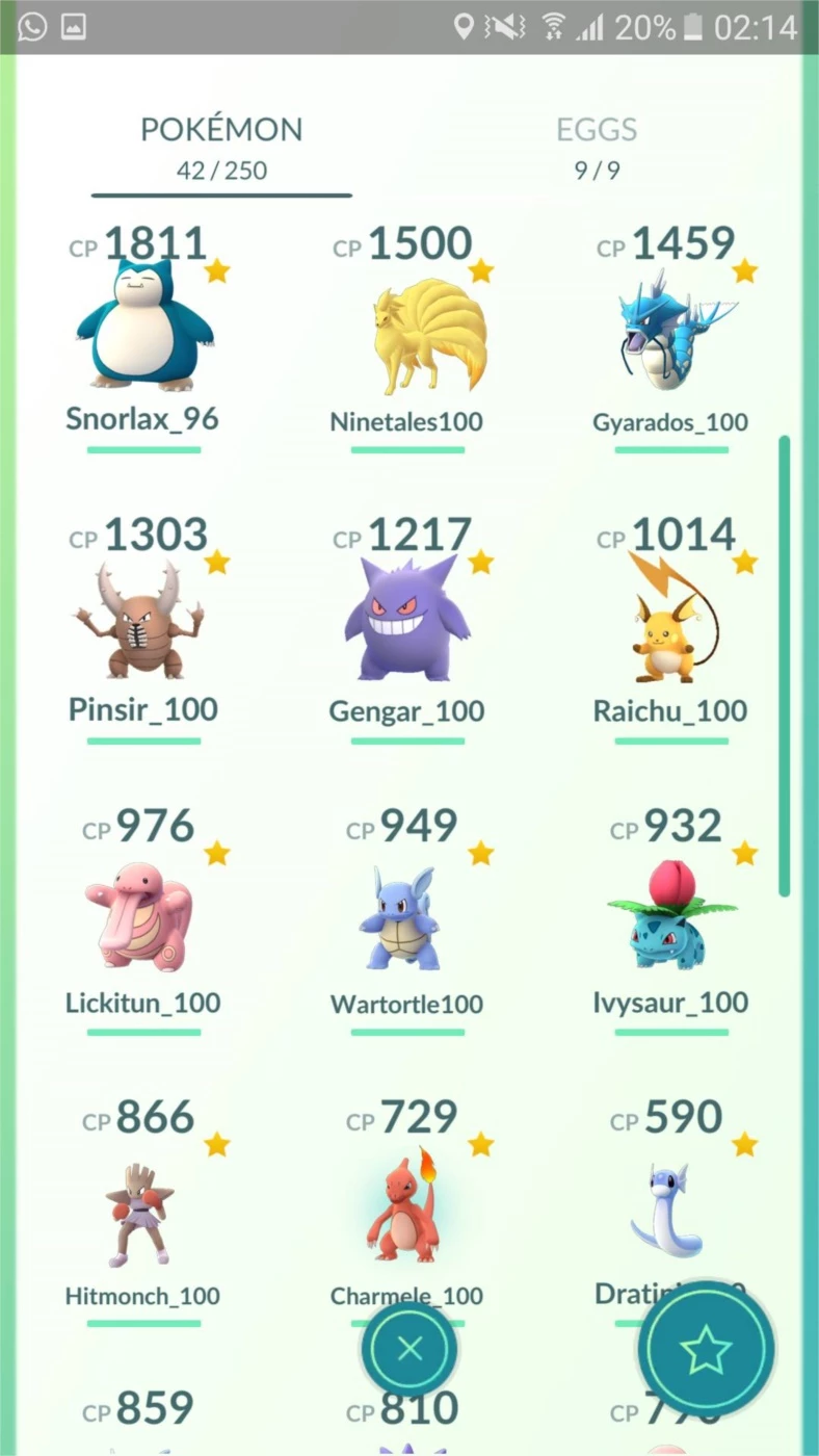 Conta Pokemon Go Lv27 Varios Pokemons Raros Cp 2K+ - DFG