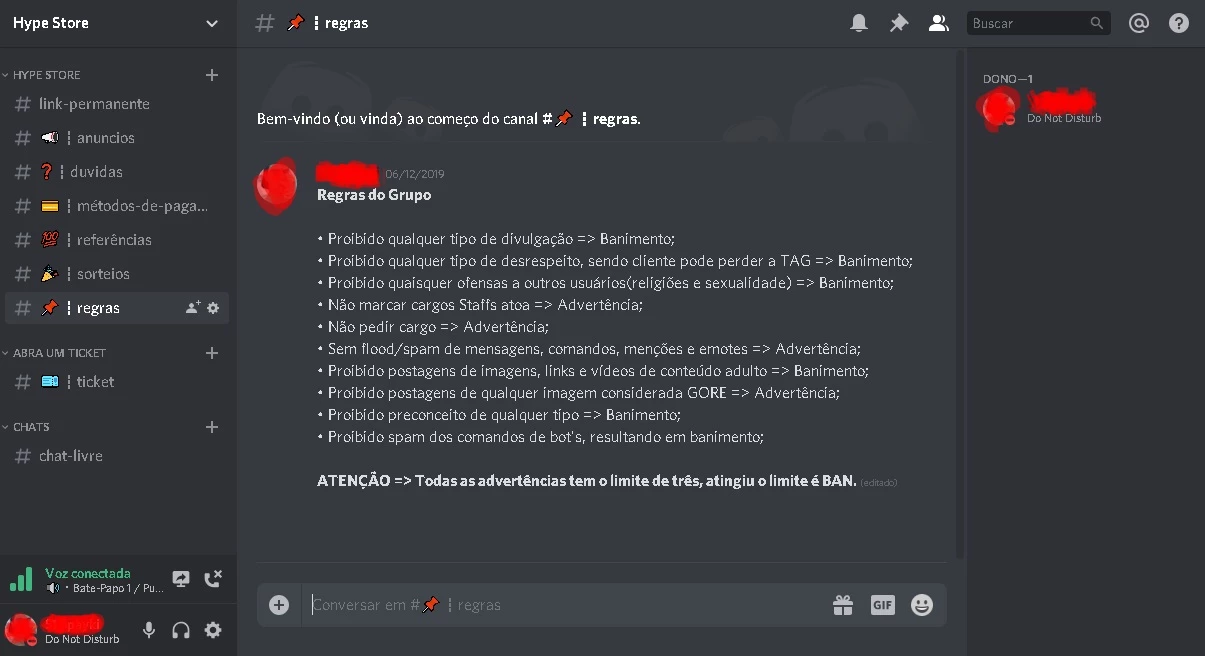 Como Sair de um Servidor ou Grupo no Discord 