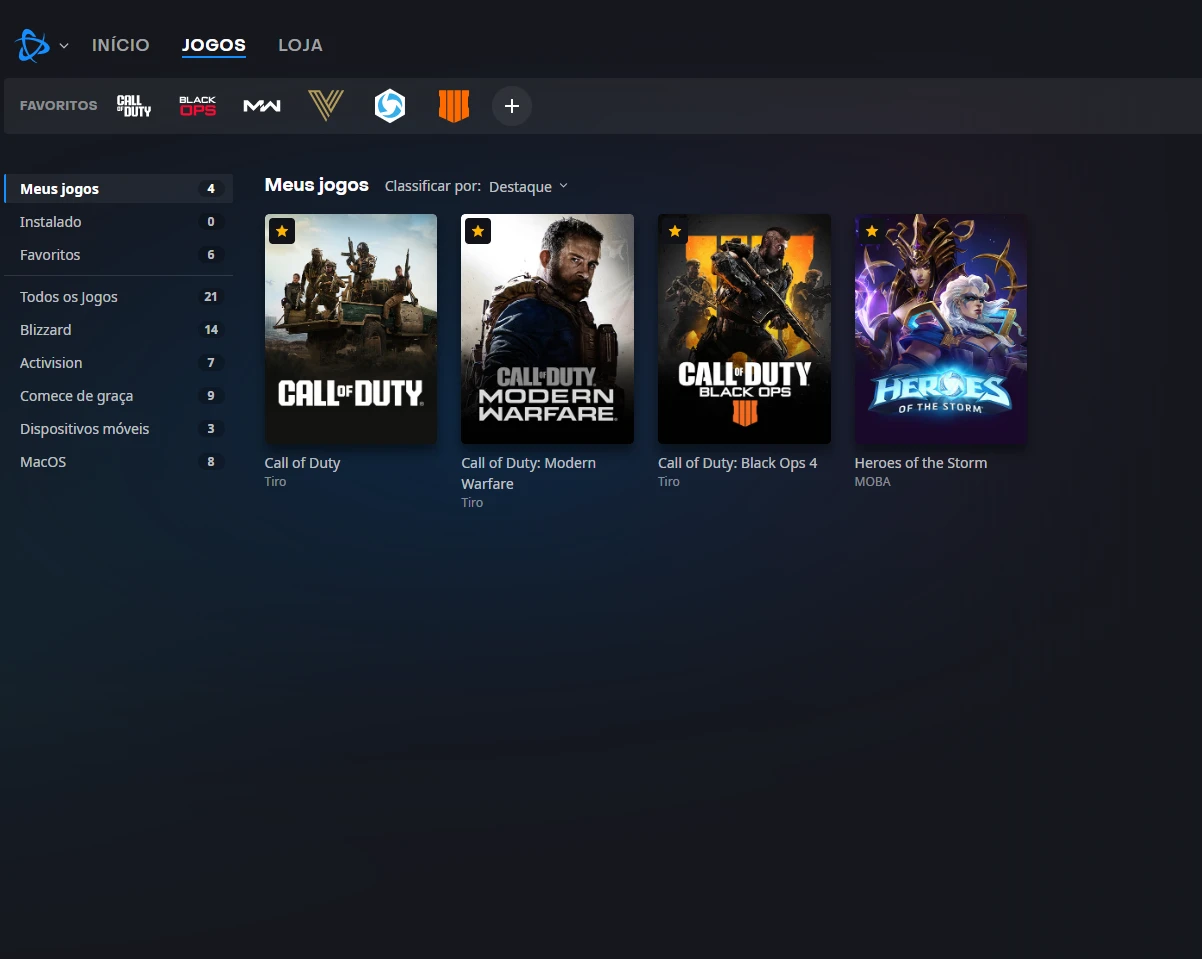 Conta Battle.Net Com Todos Os Call Of Duty - Blizzard - DFG
