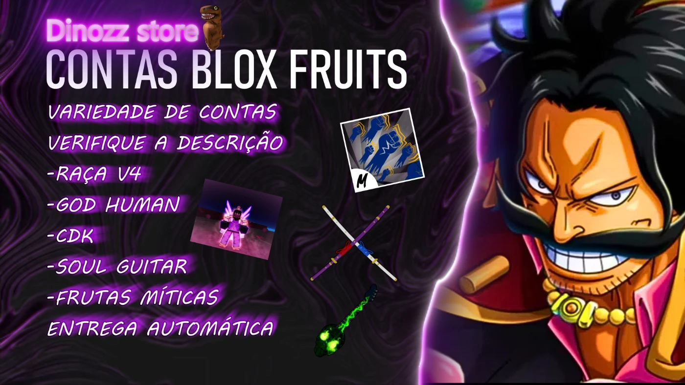 Conta Blox Fruit Com Dough V2 (Melhor Preço) - Roblox - DFG