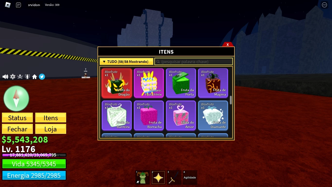 Conta Blox Fruit [[[Dragon +Buda Permanente]]]+ Itens - Roblox - DFG