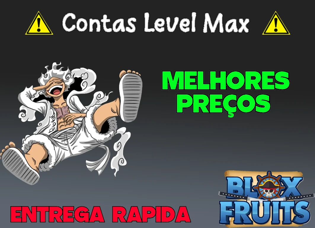 Contas, Giros E Frutas Blox Fruits - Roblox- Bloxfruits - DFG