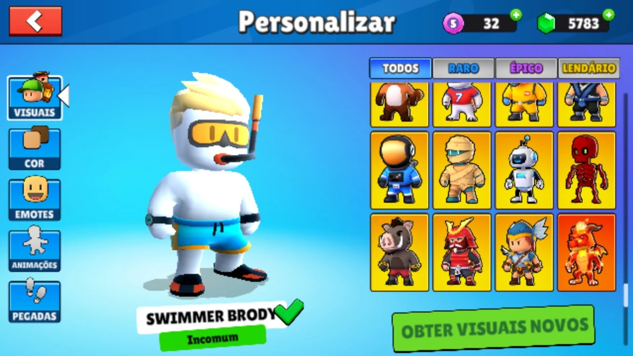 Stumble Guys Com 8 Skins Especiais - DFG