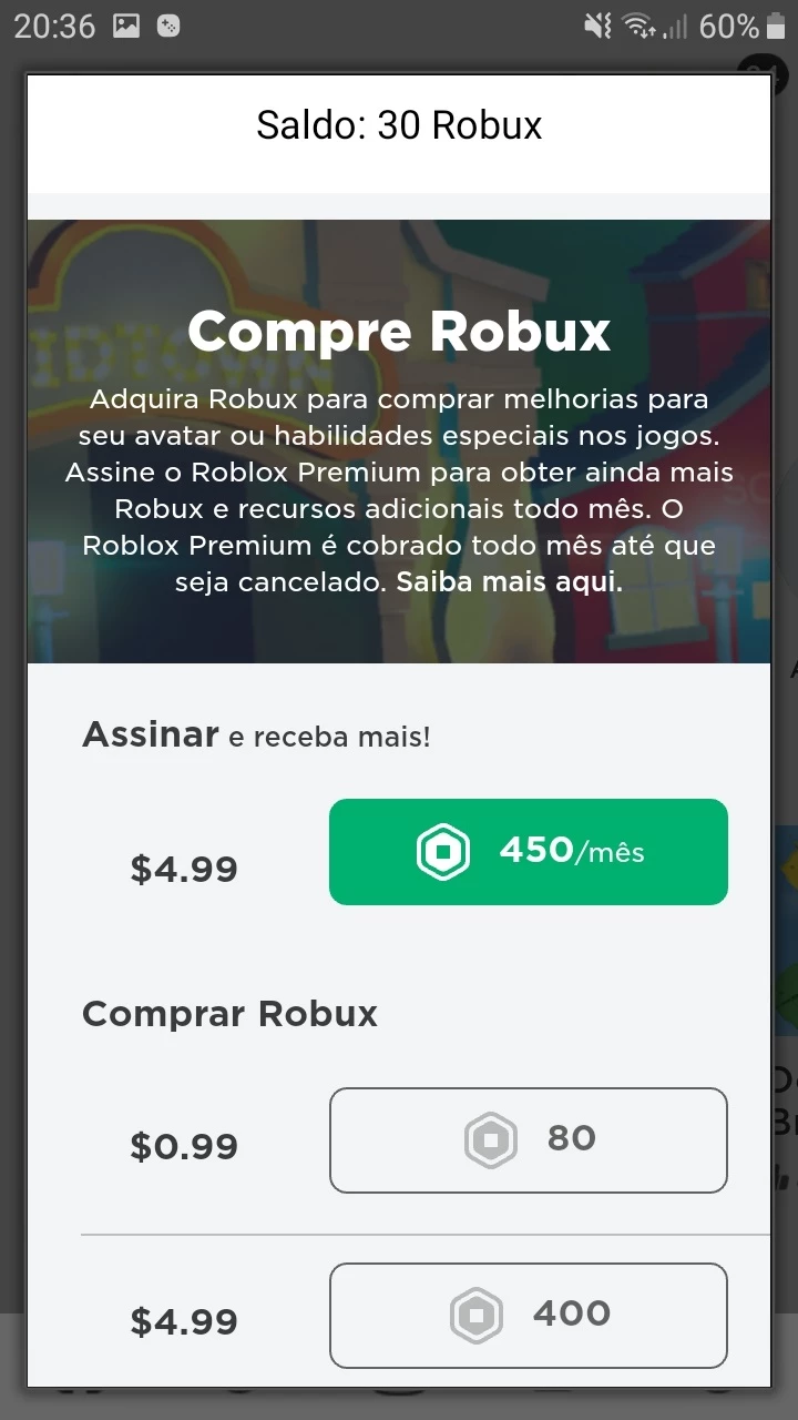 Conta roblox  +90 anúncios na OLX Brasil
