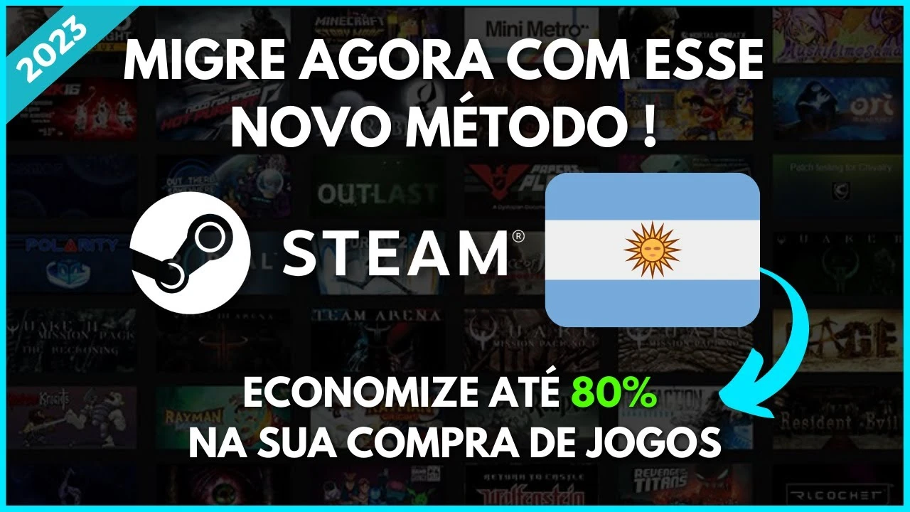 ✨ Migração De Região Conta Steam ( Turquia / Argentina ) - DFG