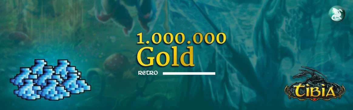 1.000.000 Gold - TIBIA - Retro Open PvP