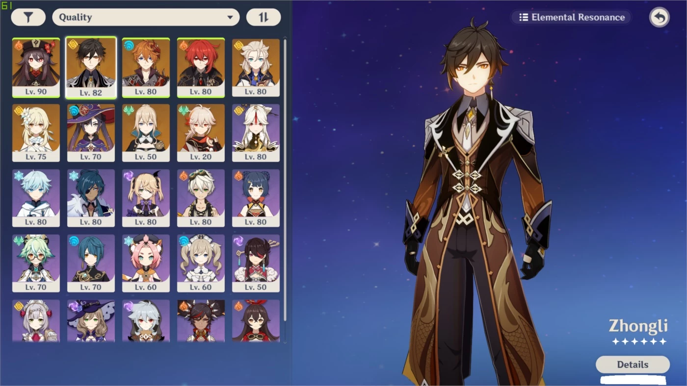 Genshin Impact > Vendo conta com todos os personagens (AR 60) tudo feito e  mapa todo liberado!