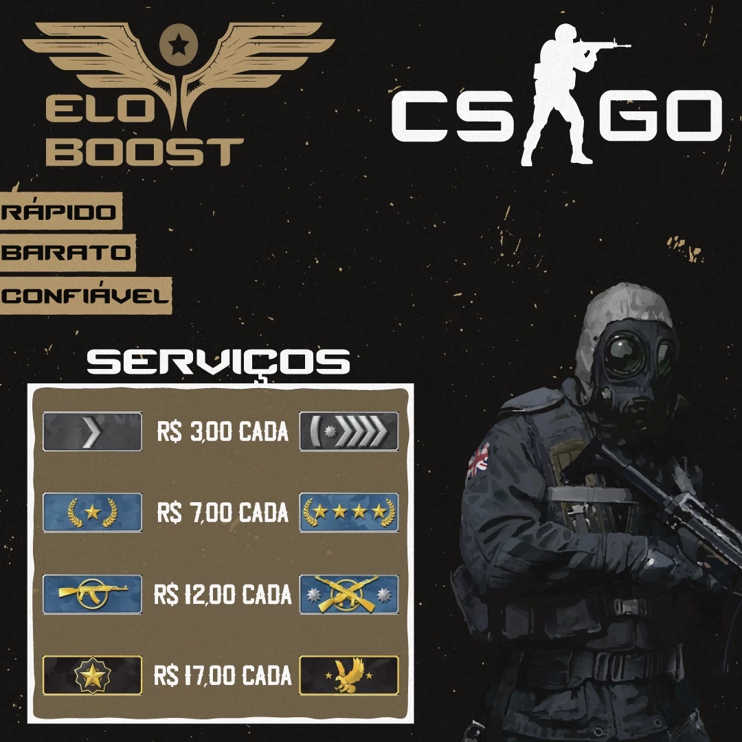 Boost De Patente Cs:Go Até Águia 2 - Counter Strike - DFG