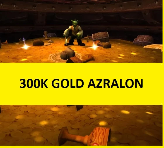 300K Gold Wow Horda Azralon Ouro - Blizzard - DFG