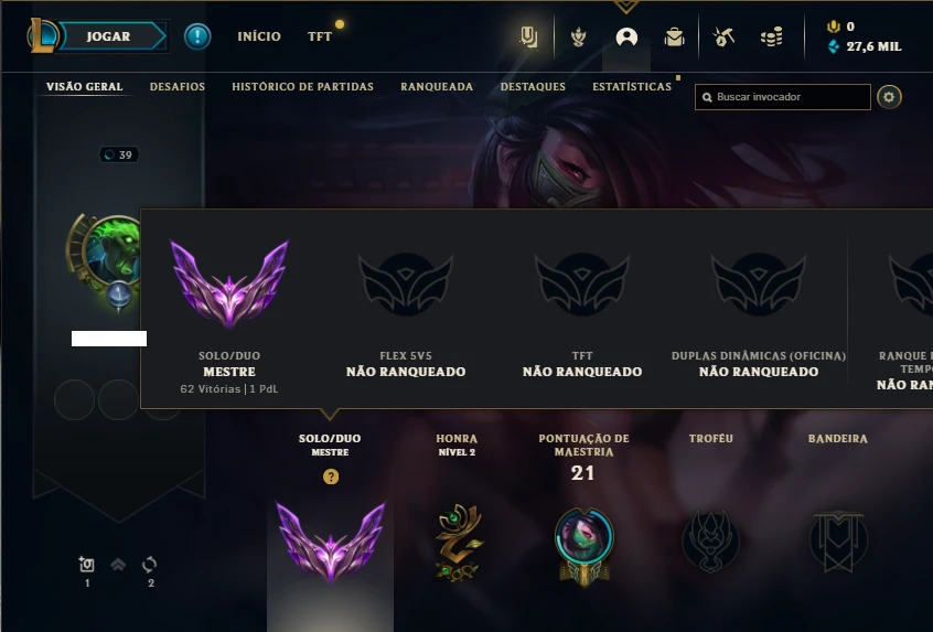 Conta Valorant High Elo + Skins + Skins Champions 21/22 - DFG