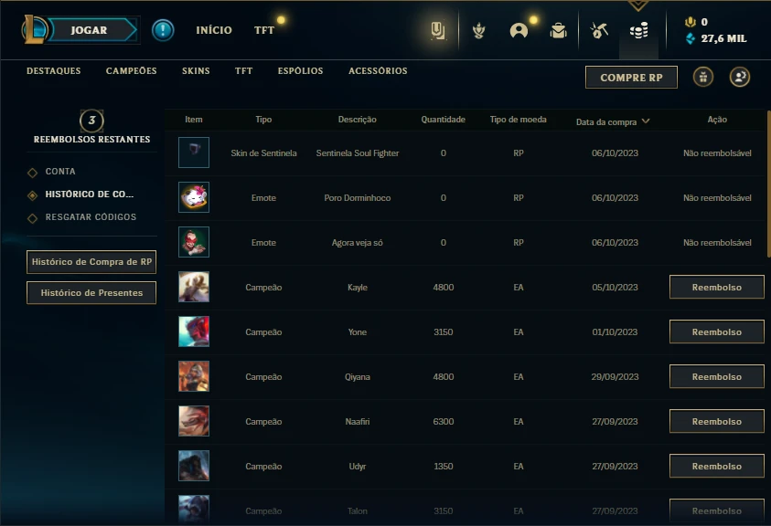 Conta Valorant High Elo + Skins + Skins Champions 21/22 - DFG