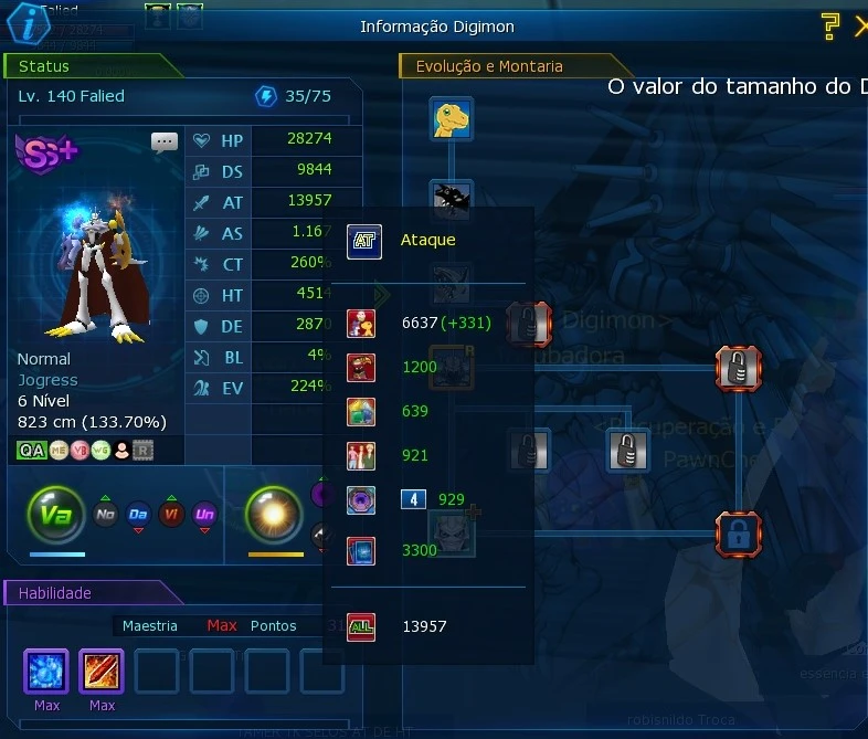 Conta Ladmo ( Omegamon ) Mid Game - Digimon Masters Online - DFG