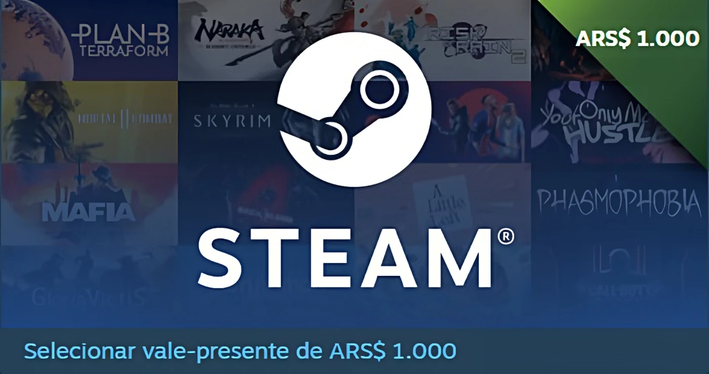 STEAM - Como criar uma conta Argentina, sendo cobrado em ARS