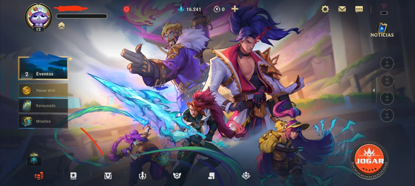 MINHA PRIMEIRA RANQUEADA DO LOL MOBILE!