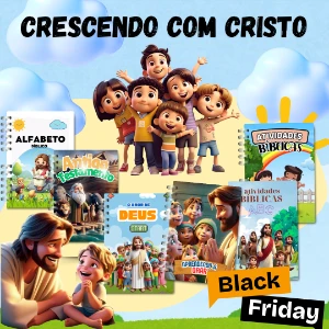 Atividades Bíblicas Cristão Kids - Histórias + Colorir