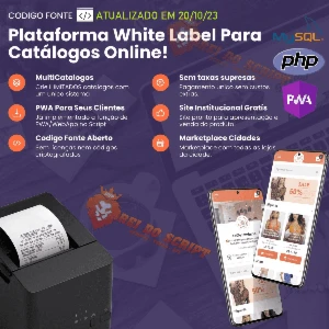 Plataforma White Label para catálogos online