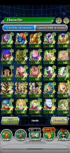 +100 chars SSR e LR Rank 416 DBZ Dokkan Battle - Others