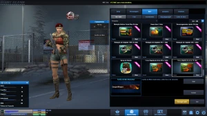 conta tenente coronel com muitas armas de cash - Point Blank PB