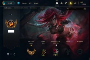 Conta Ouro 4 - Sem Email Confirmado - Pronta Entrega 17k EA - League of Legends LOL