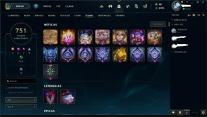 CONTA DE LOL PLAT 4 - League of Legends
