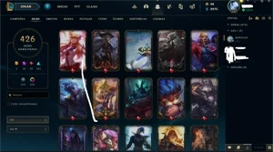 CONTA DE LOL PLAT 4 - League of Legends