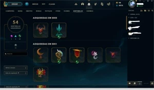CONTA DE LOL PLAT 4 - League of Legends