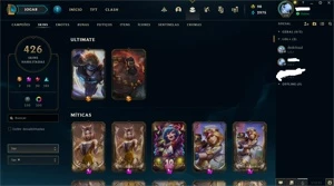 CONTA DE LOL PLAT 4 - League of Legends