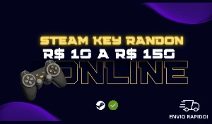 Steam Key R$ 10,00 ou + Envio Rápido