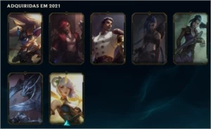 Conta League of Legends com skins arcane LOL