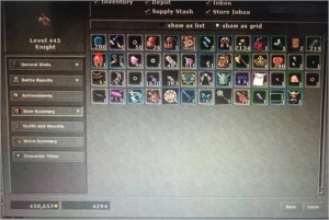 EK 445 + RP 150 + MS 129 + Makers + 151 TC - 25% LOYALTY - Tibia