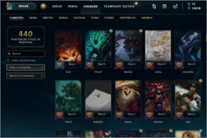 CONTA DE  LOL PLAT 1 - 395 SKINS - League of Legends