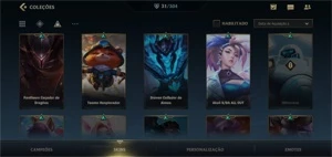 Conta Wild Rift quase Mestre e 31 Skins (4 passes)! - League of Legends: Wild Rift LOL WR