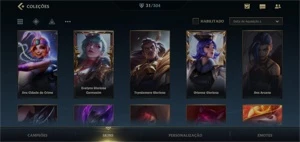 Conta Wild Rift quase Mestre e 31 Skins (4 passes)! - League of Legends: Wild Rift LOL WR