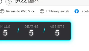 Overlay de Métricas KDA Premium para OBS Studio - Arte Digital Artes Canva