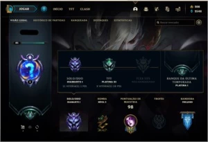 Conta diamante 1 - League of Legends LOL