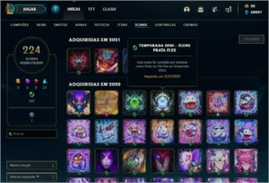 Conta LOL todos os campeãos 125 skins - League of Legends