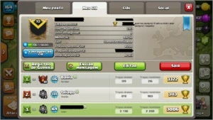 CV10 - LVL 164 - COM TROCA DE NOME - LÍDER DE CLÃ NV10 - Clash of Clans