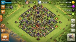 CV10 - LVL 164 - COM TROCA DE NOME - LÍDER DE CLÃ NV10 - Clash of Clans