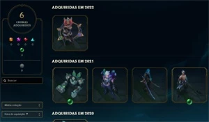 Conta plat2 com winrate bom de kassadin - League of Legends LOL