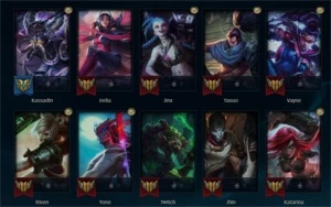 Conta plat2 com winrate bom de kassadin - League of Legends LOL
