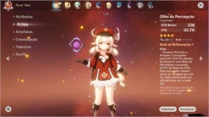Conta GENSHIN - [NA] - AR 34 - Klee - Genshin Impact