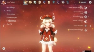 Conta GENSHIN - [NA] - AR 34 - Klee - Genshin Impact
