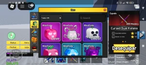 Conta de blox fruit e com várias coisas em outros jogos - Roblox