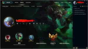 Conta g5 20 campeões - 1 skin - League of Legends LOL