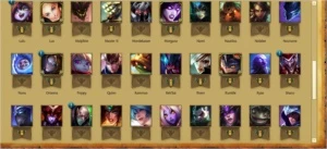 CONTA GOLD 1 + 79 Champions + 49 skins - League of Legends LOL